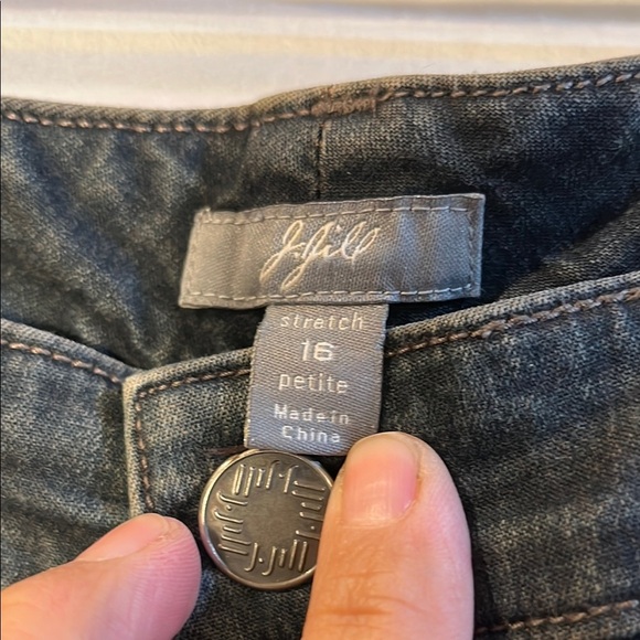 J. Jill Women's Straight Leg Jeans in Dark Blue - Picture 2 of 4